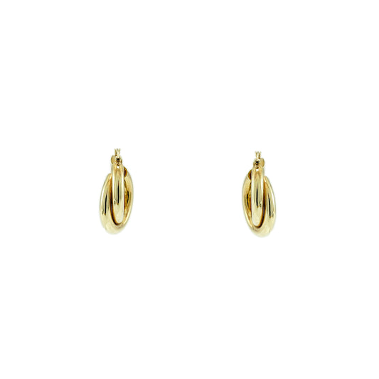 Hoop earrings yellow gold 585 14K earrings women's jewelry hoop hoop earrings 6.97g earrings