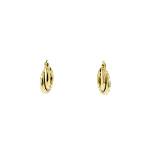 Creolen Gelbgold 585 14K Ohrringe Damenschmuck Bügelcreolen 6,97g Ohrschmuck