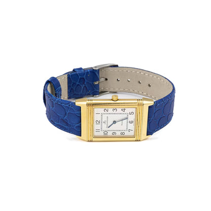 Armbanduhr Jaeger-LeCoultre Reverso 18K Gold 250.1.08 Leder
