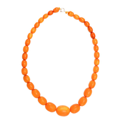 Amber necklace Butterscotsch Amber gradient 42cm 26.63g amber chain