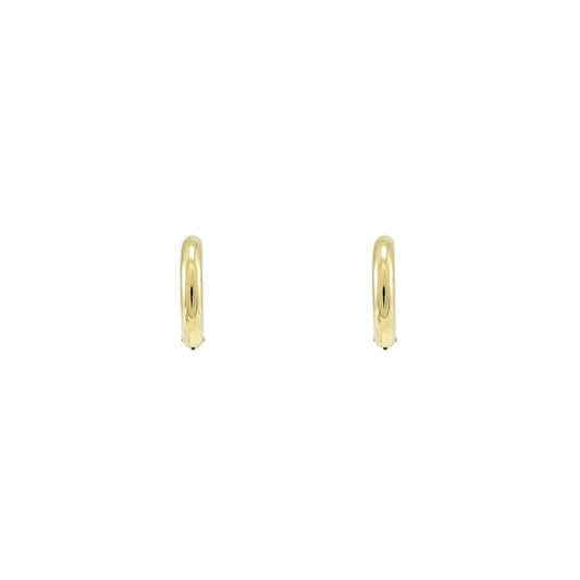 Hoop earrings yellow gold 585 14K earrings women's jewelry earrings hinge hoop earrings 3.67g