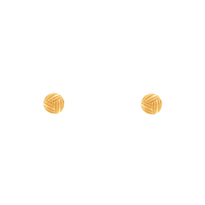 Earrings knot stud earrings yellow gold 20K 835 gold earrings knot stud earrings