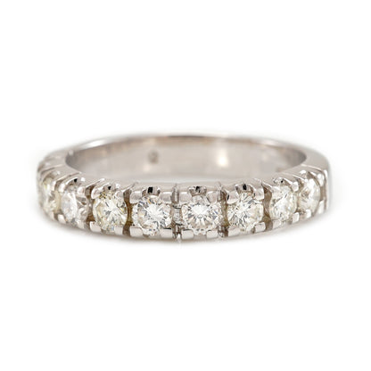 Memory ring diamond ring wedding ring white gold 14K women's jewelry gold ring diamond ring