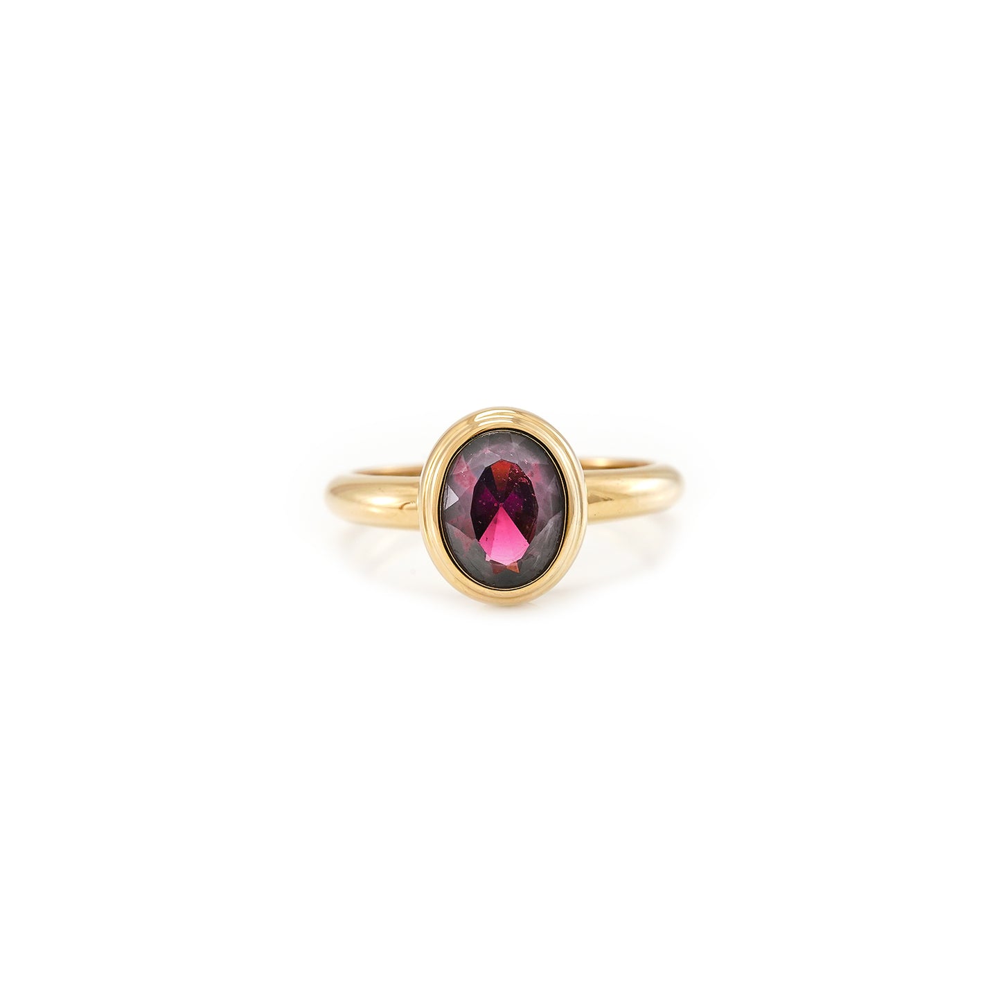 Women's ring amethyst yellow gold women's jewelry gold ring gemstone jewelry gold jewelry