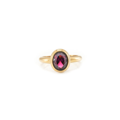 Women's ring amethyst yellow gold women's jewelry gold ring gemstone jewelry gold jewelry