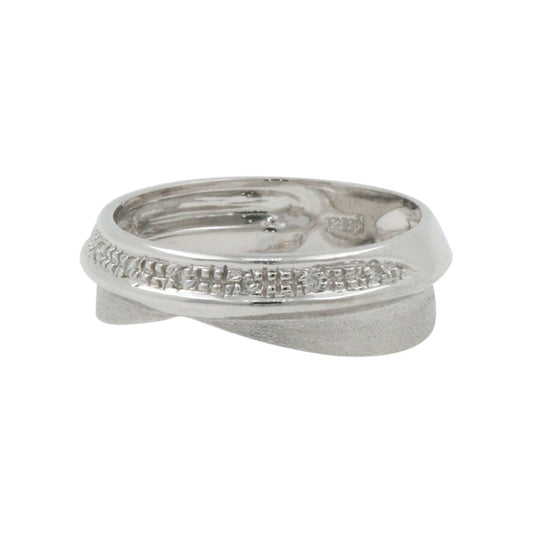 Diamond ring band ring women's ring 18K white gold 750 ring with diamonds wedding rings