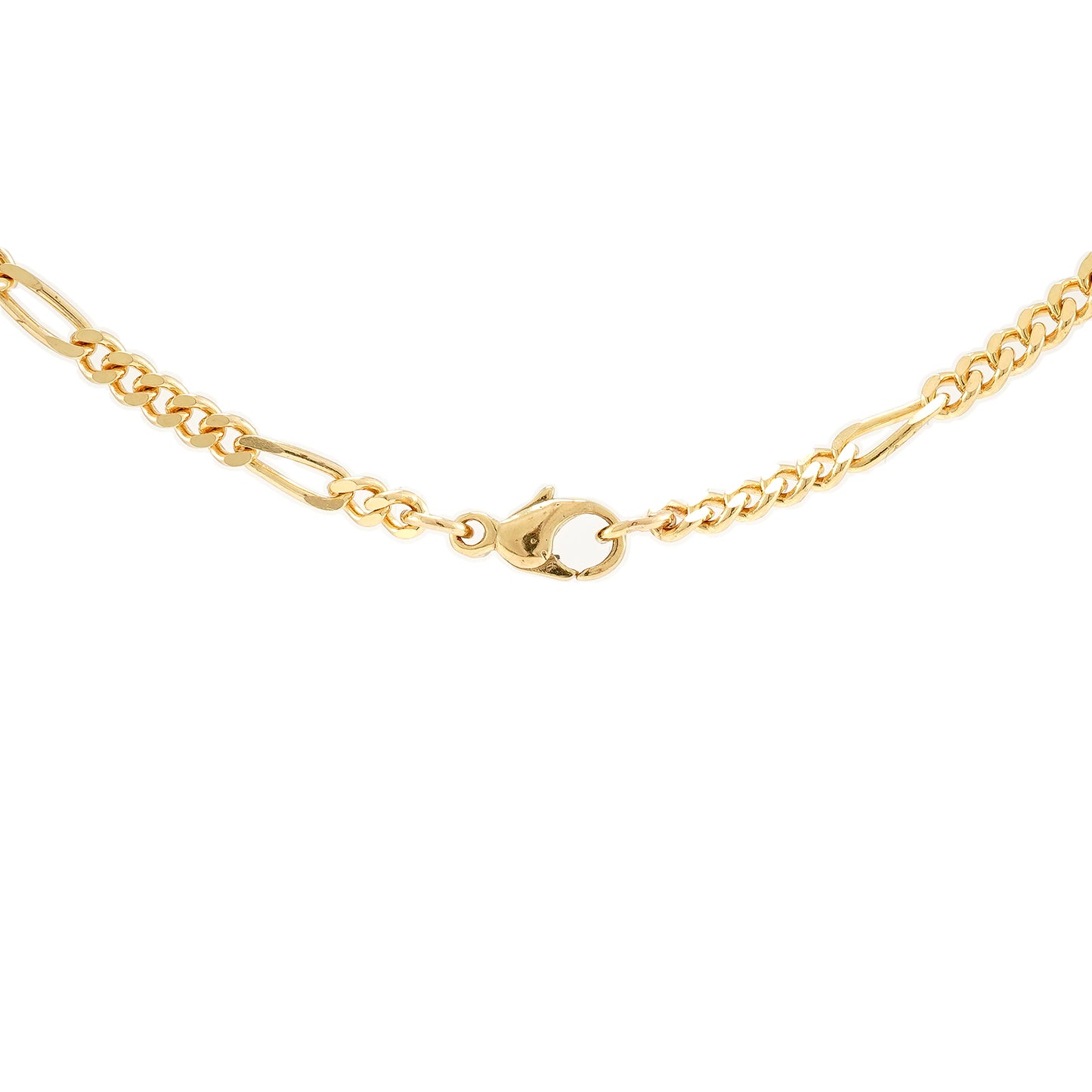 Figaro Kette Gelbgold 14K Goldkette Goldcollier Anhängerkette gold chain necklace