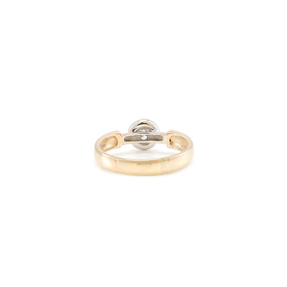 Verlobungsring Diamantring Gelbgold Weißgold 14K Damenschmuck engagement ring