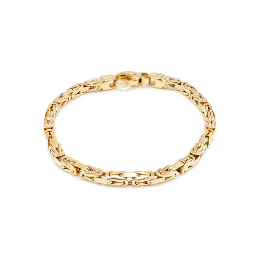 Royal bracelet gold bracelet yellow gold 18K women's jewelry men's jewelry gold bracelet