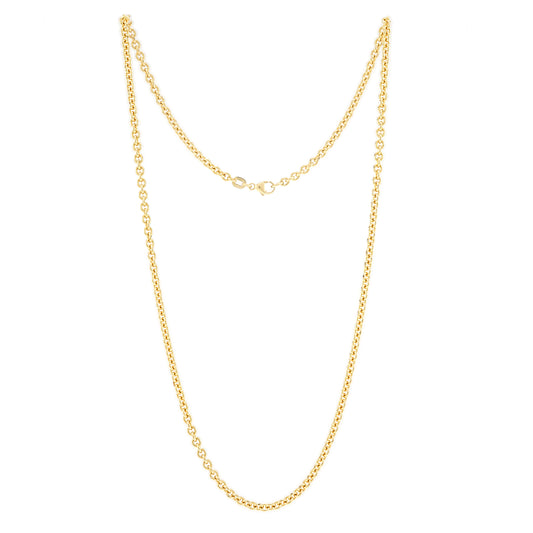 Ankerkette in Gelbgold 585 14K Halsschmuck Goldcollier Anhängerkette anchor chain