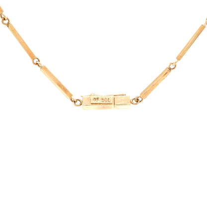 Y-Collier Kette Citrin Aquamarin Gelbgold 585 14K 50cm Damenschmuck Goldkette