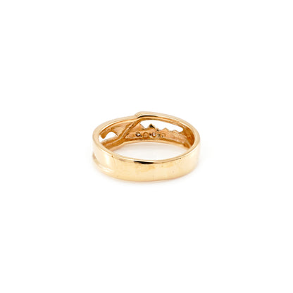 Diamond ring ring with diamonds yellow gold 750 18K women's jewelry gold jewelry gold ring