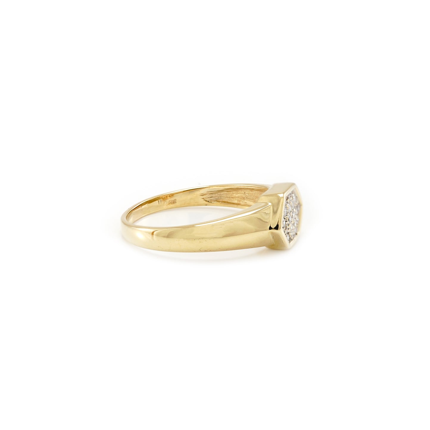 Ring Diamant Diamantring Gelbgold 585 14K RW64 Damenschmuck Goldring Damenring