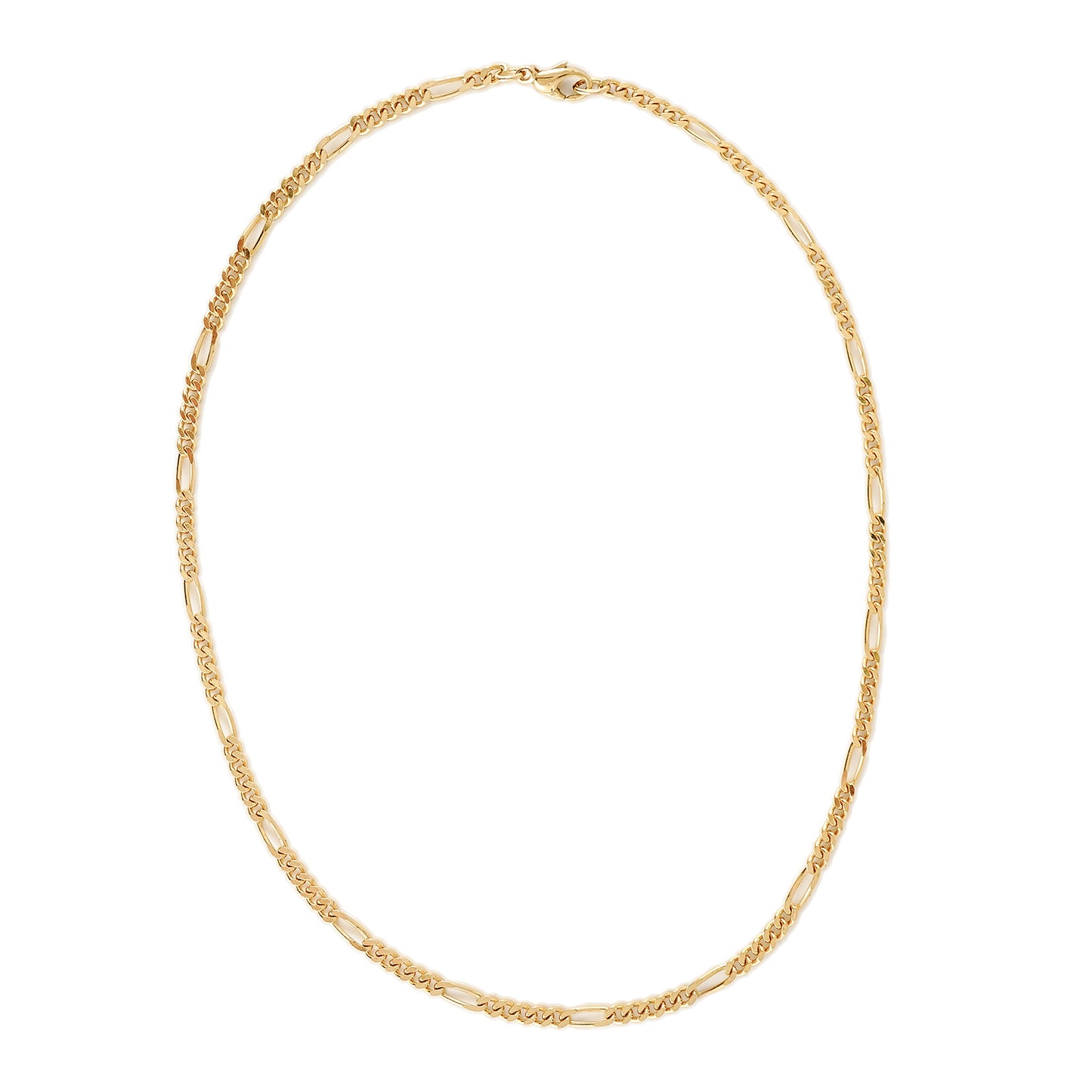 Figaro chain yellow gold 14K gold chain gold necklace pendant chain gold chain necklace
