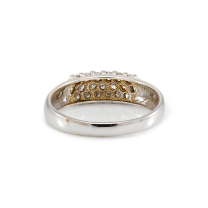 Diamantring Pave 585 Gold Weißgold 14K Damenschmuck Damenring Goldring diamond ring