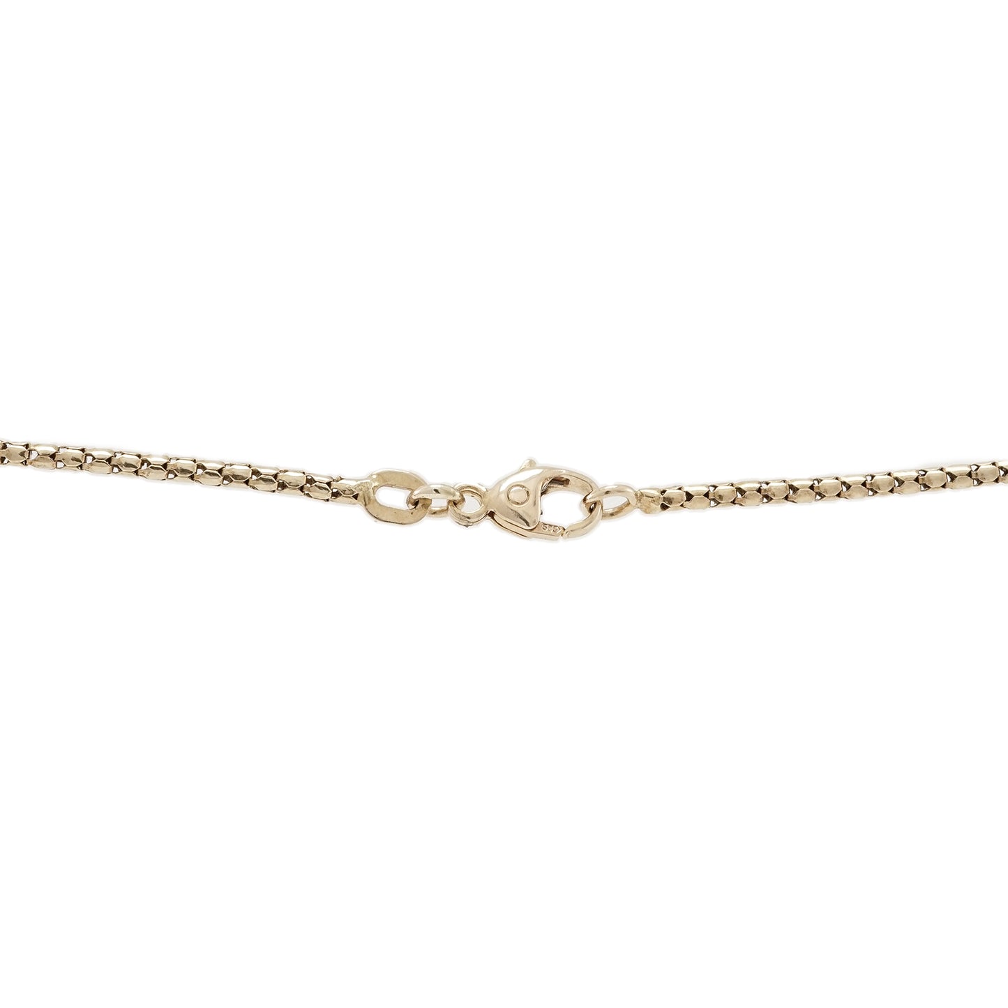 Damenkette Diamantschmuck Tricolor Weiss- Gelb- Rosegold Damenkette Trinity 46cm