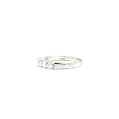 Wedding ring wedding ring gold ring with diamonds white gold 585 14K white gold ring diamond ring