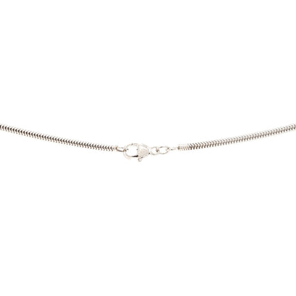 Diamantanhänger Damenkette Weißgold 14K Halscollier diamond pendant chain Damenschmuck