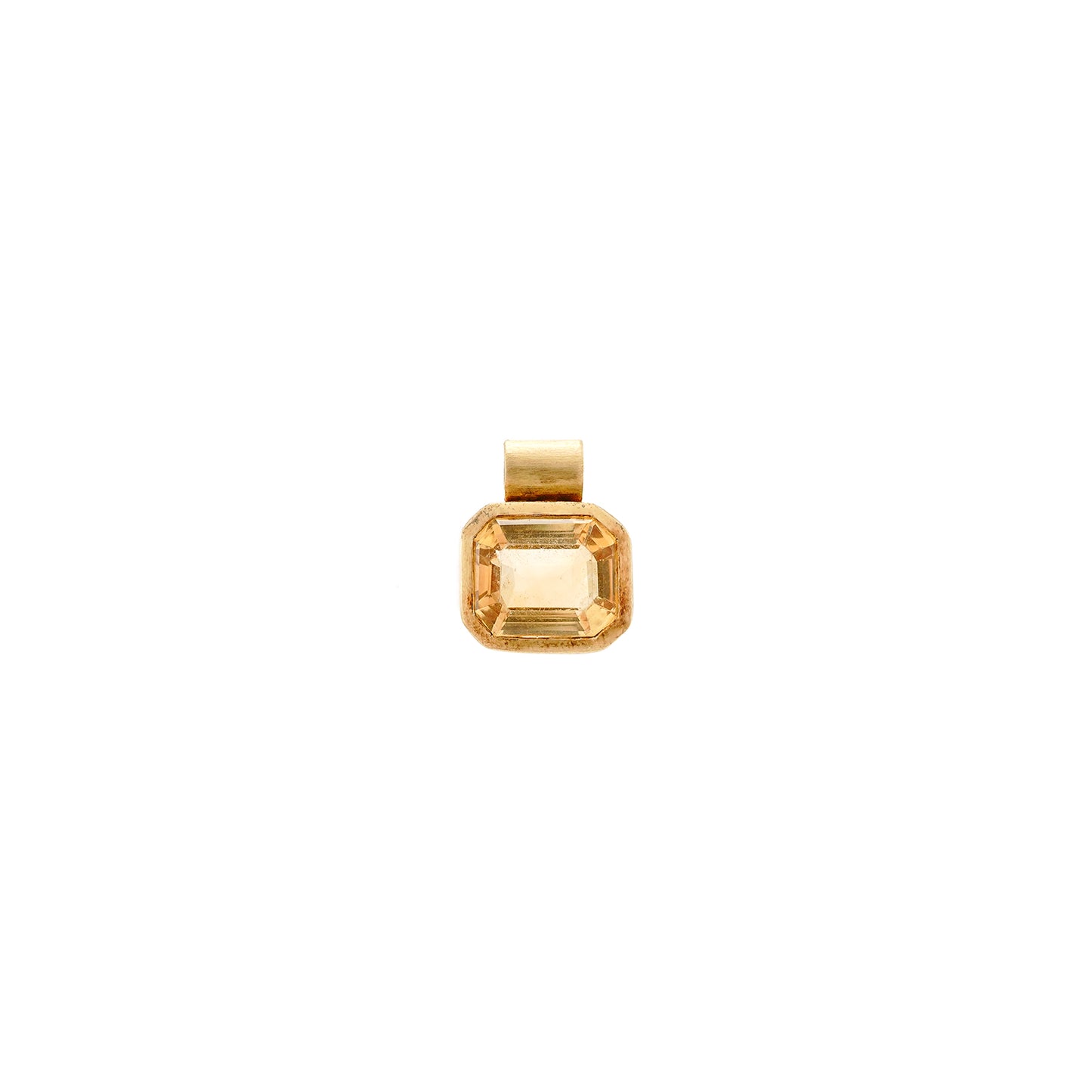 Anhänger mit Goldtopas in Gelbgold 750 18K Damenschmuck Kettenanhänger pendant