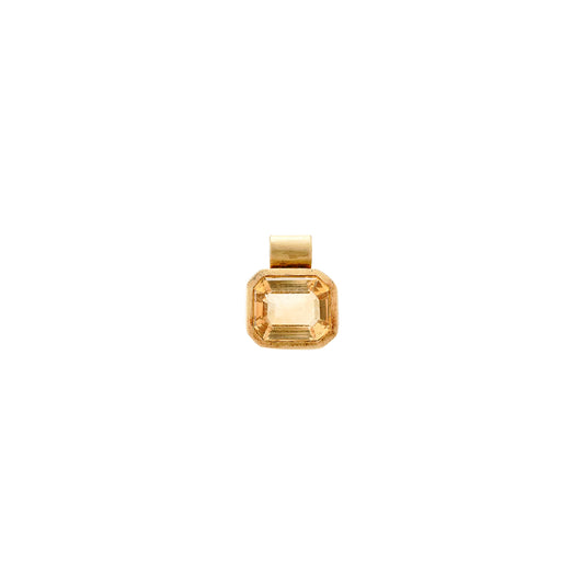 Anhänger mit Goldtopas in Gelbgold 750 18K Damenschmuck Kettenanhänger pendant