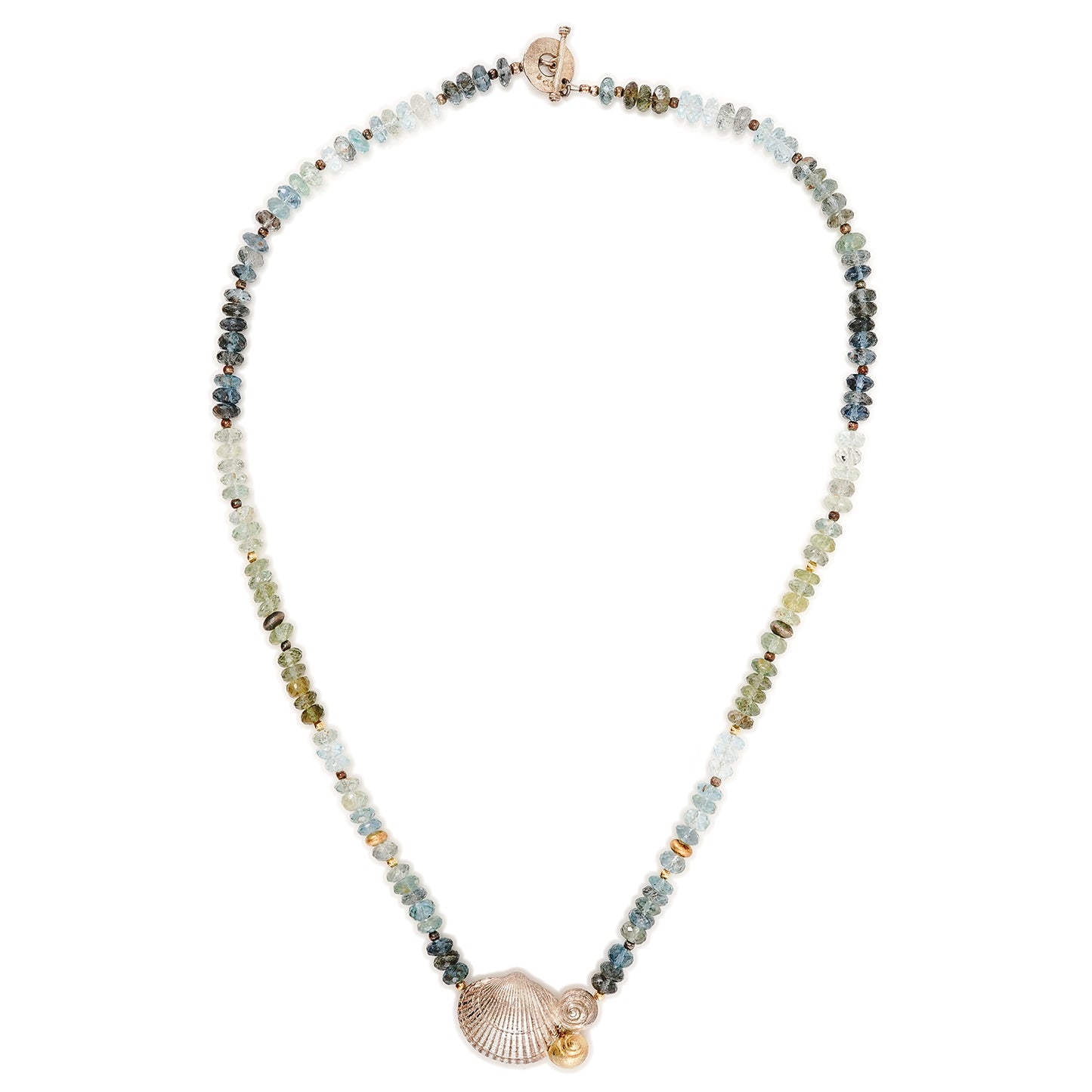Turmalincollier 750 18K Gelbgold 925 Silber Edelsteinkette gemstones necklace