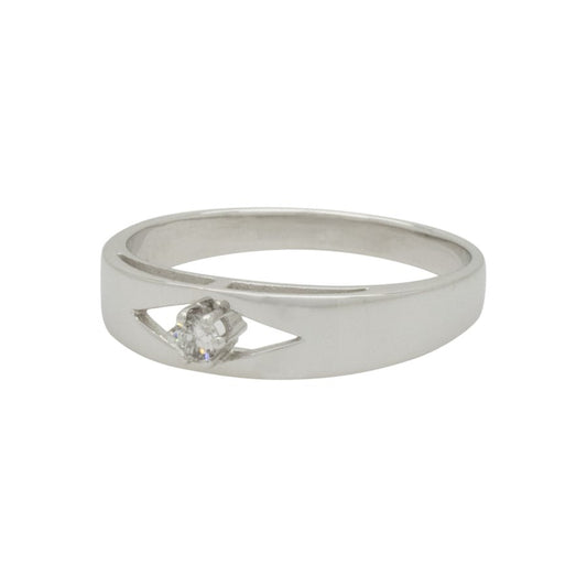 Women's ring diamond ring 585 white gold engagement ring wedding ring partner ring RW 56