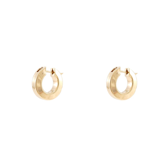 Hoop earrings 585 gold gold earrings earrings women's jewelry hoop earrings clasp