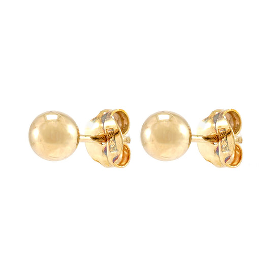 Ohrschmuck Ohrstecker Kugel Stecker Gelbgold 8K 333 Gold Ohrringe stud earrings