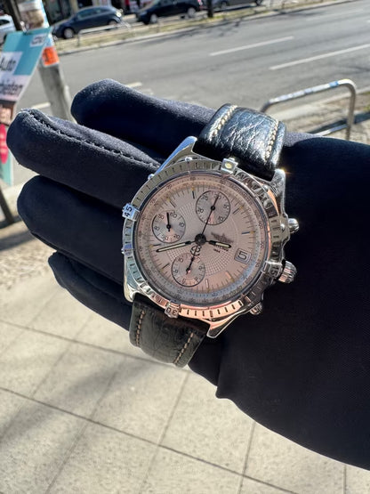Breitling Chronomat Automatik Chronograph A13050.1 Lederarmband