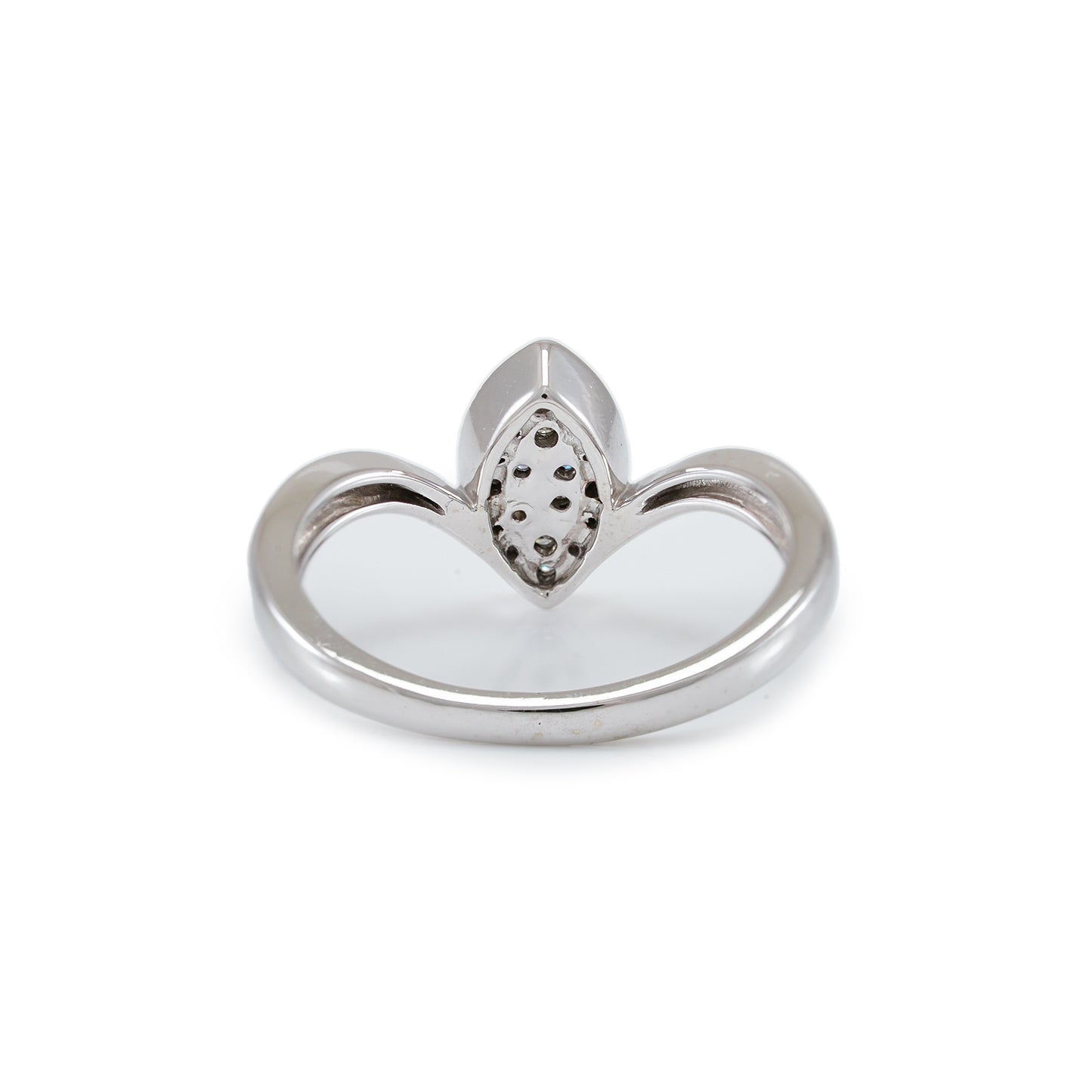 Diamant Pave Ring Weißgold 14K Damenschmuck Goldring Damenring diamond ring
