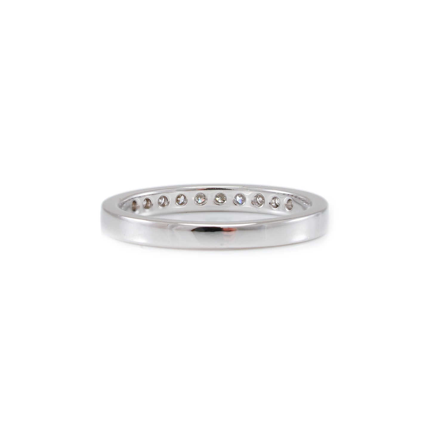 Memory diamond ring white gold 14K women's ring gold ring wedding ring women's jewelry