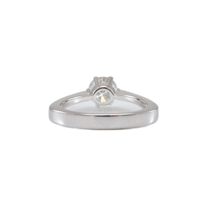 Solitär Verlobungsring Diamant Ring Weißgold 14K Damenschmuck Goldring Damenring