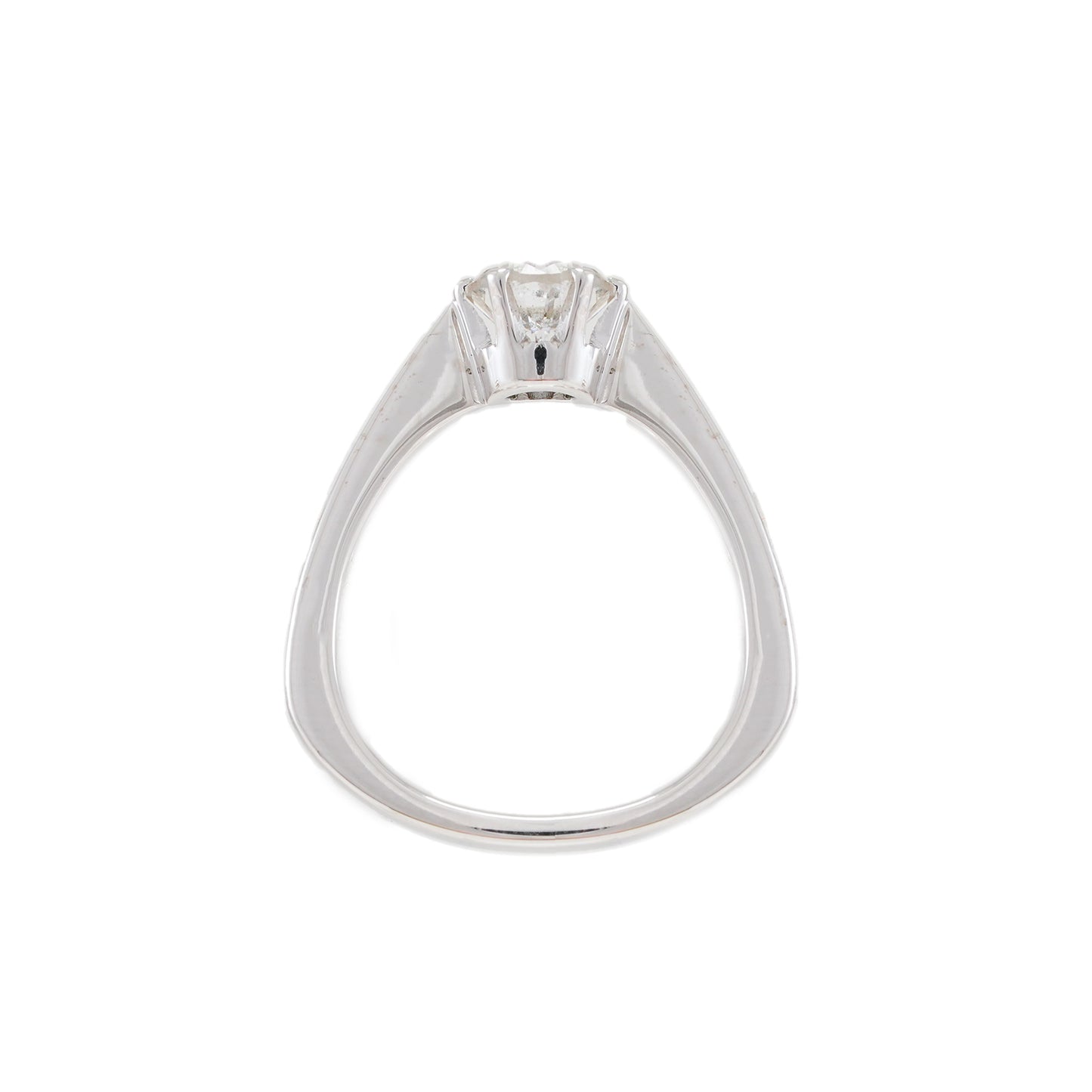 Solitär Verlobungsring Diamant Ring Weißgold 14K Damenschmuck Goldring Damenring