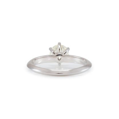 Solitär Verlobungsring Diamant Ring Weißgold 18K Damenschmuck Damenring Goldring