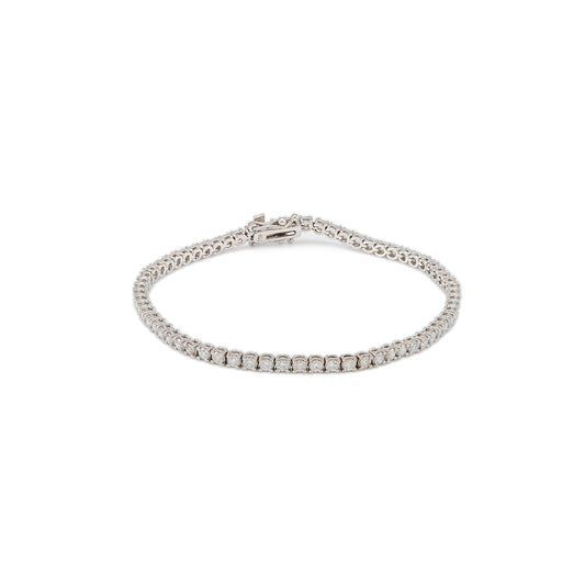 Tennis Armband Diamant Weißgold 18K
