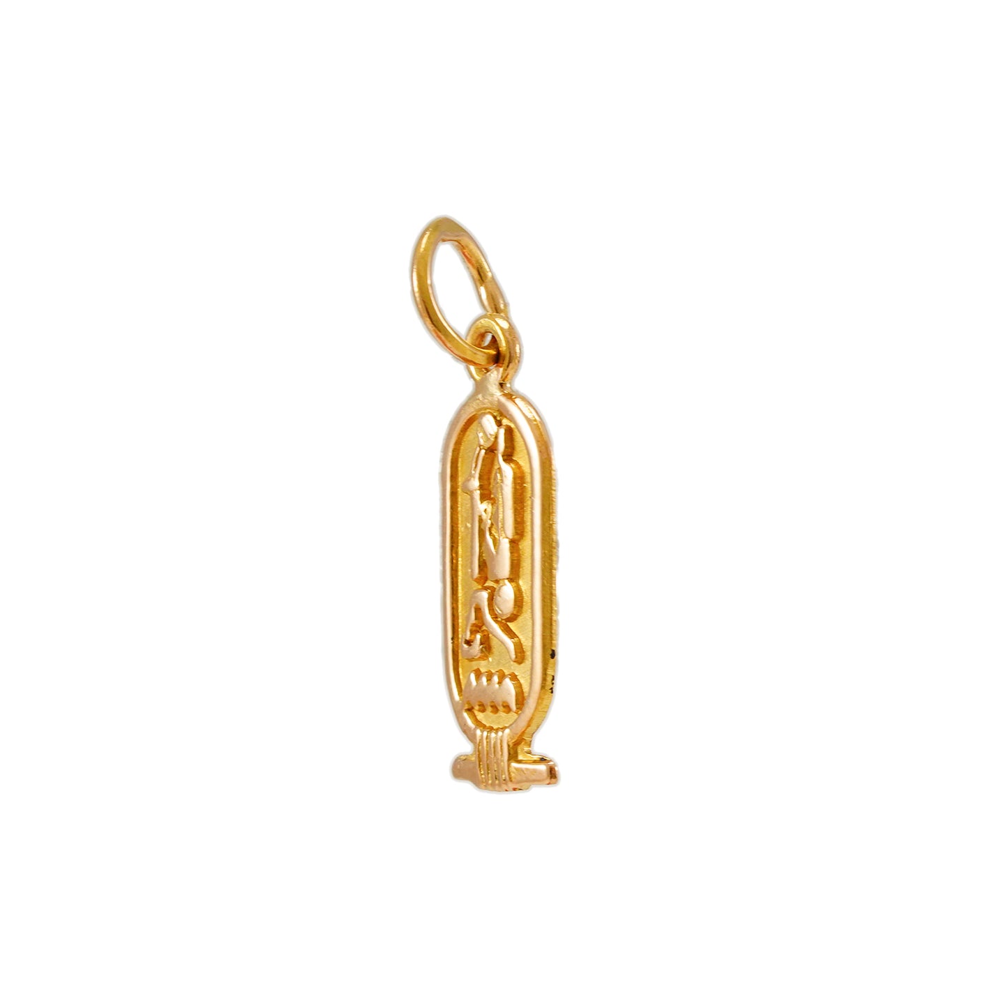 18K Gold Ägyptische Hieroglyphen Kartusche