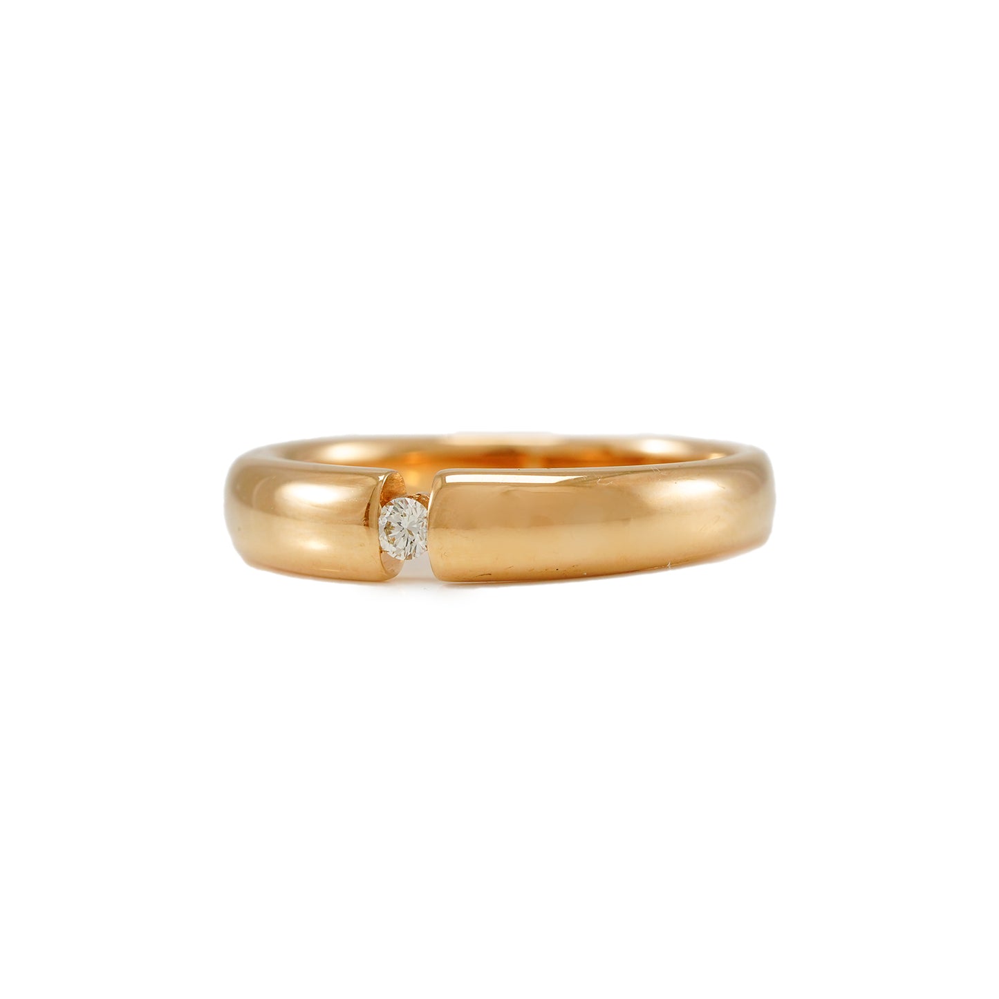 Verlobungsring Diamant Ring Gelbgold 14K