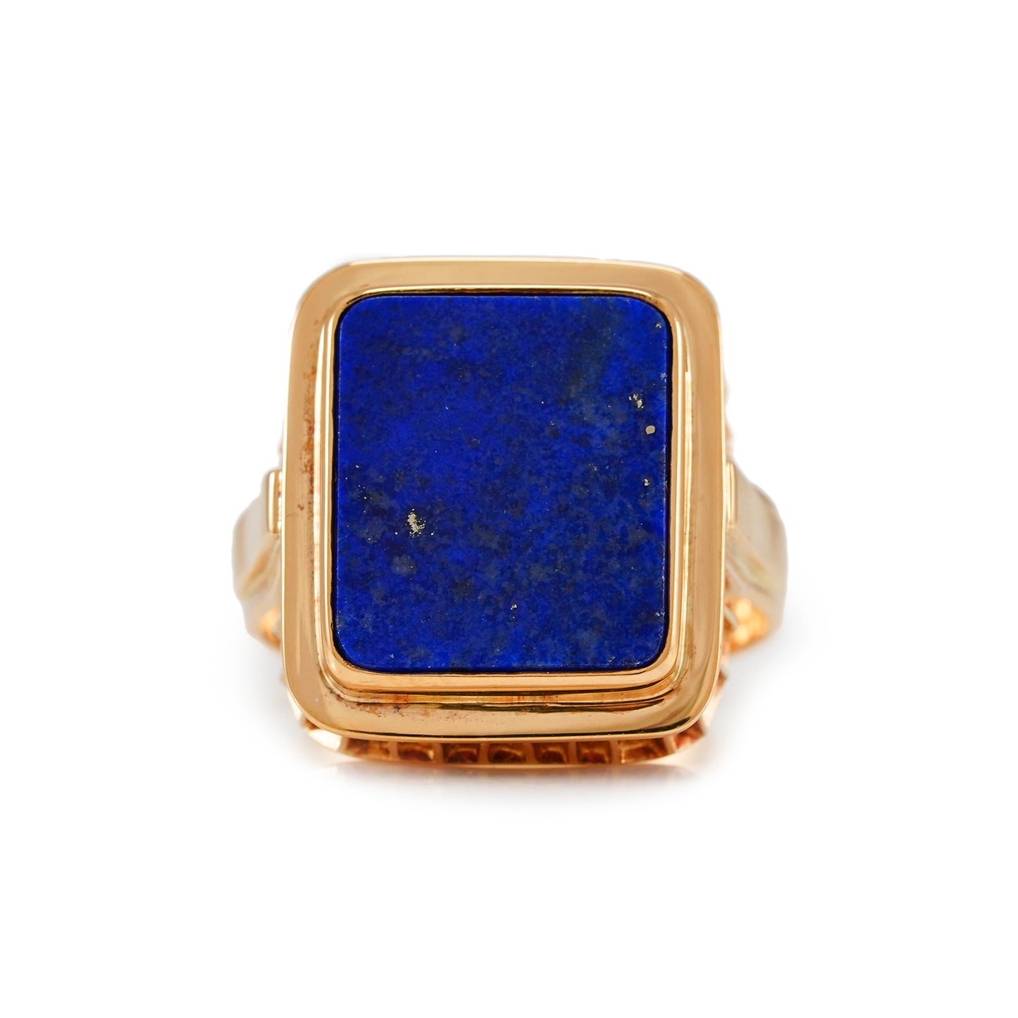 Herrenring mit blauem Stein Lapis