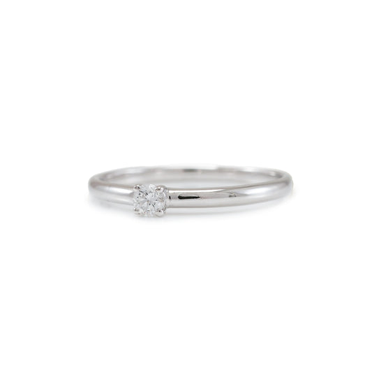 Verlobungsring Diamantring Weißgold 14K Damenschmuck Damenring engagement ring