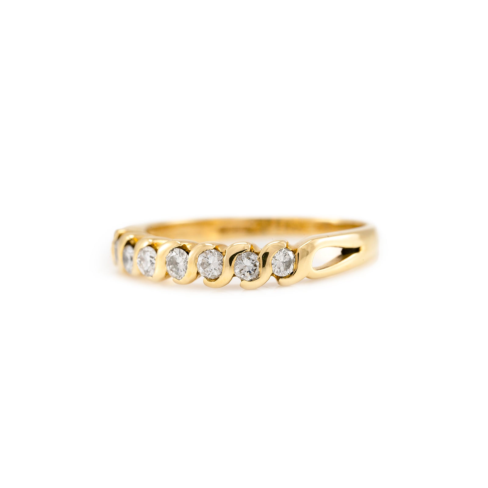Diamant Ring Verlobungsring Gelbgold 18K Damenschmuck Damenring Goldring
