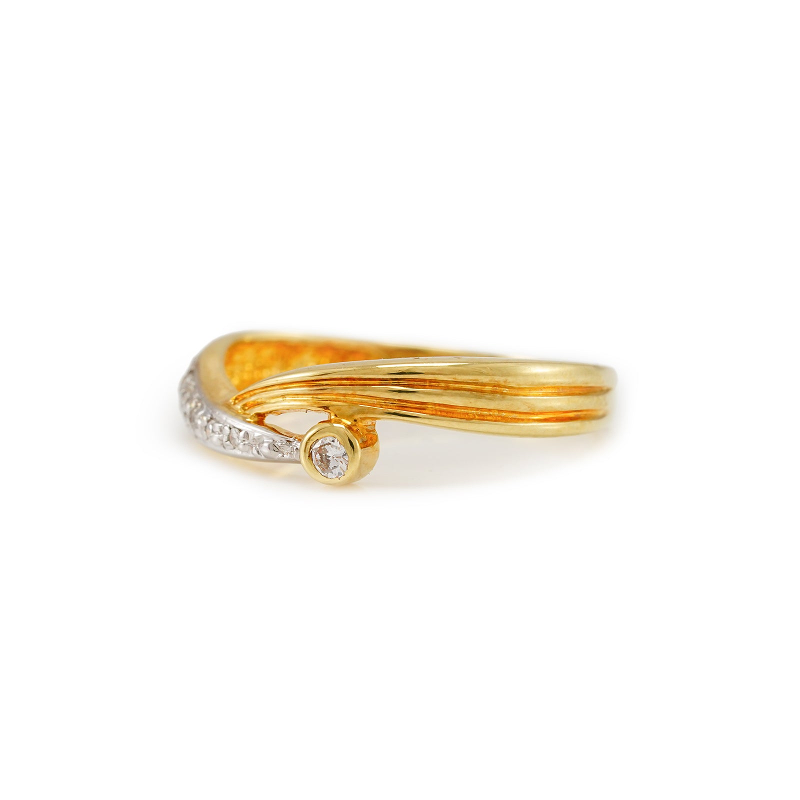 Ring Diamant Gelbgold 14K 585 Damenschmuck Goldring Damenring diamond ring