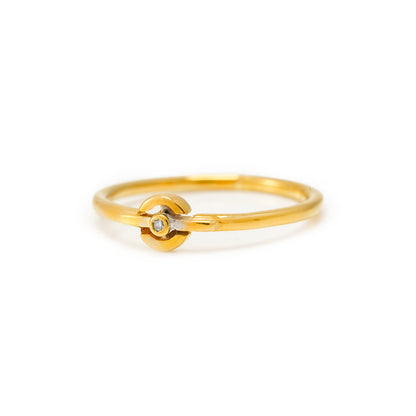 filigraner Diamant Ring Gelbgold 8K Gold Damenschmuck Goldring Damenring