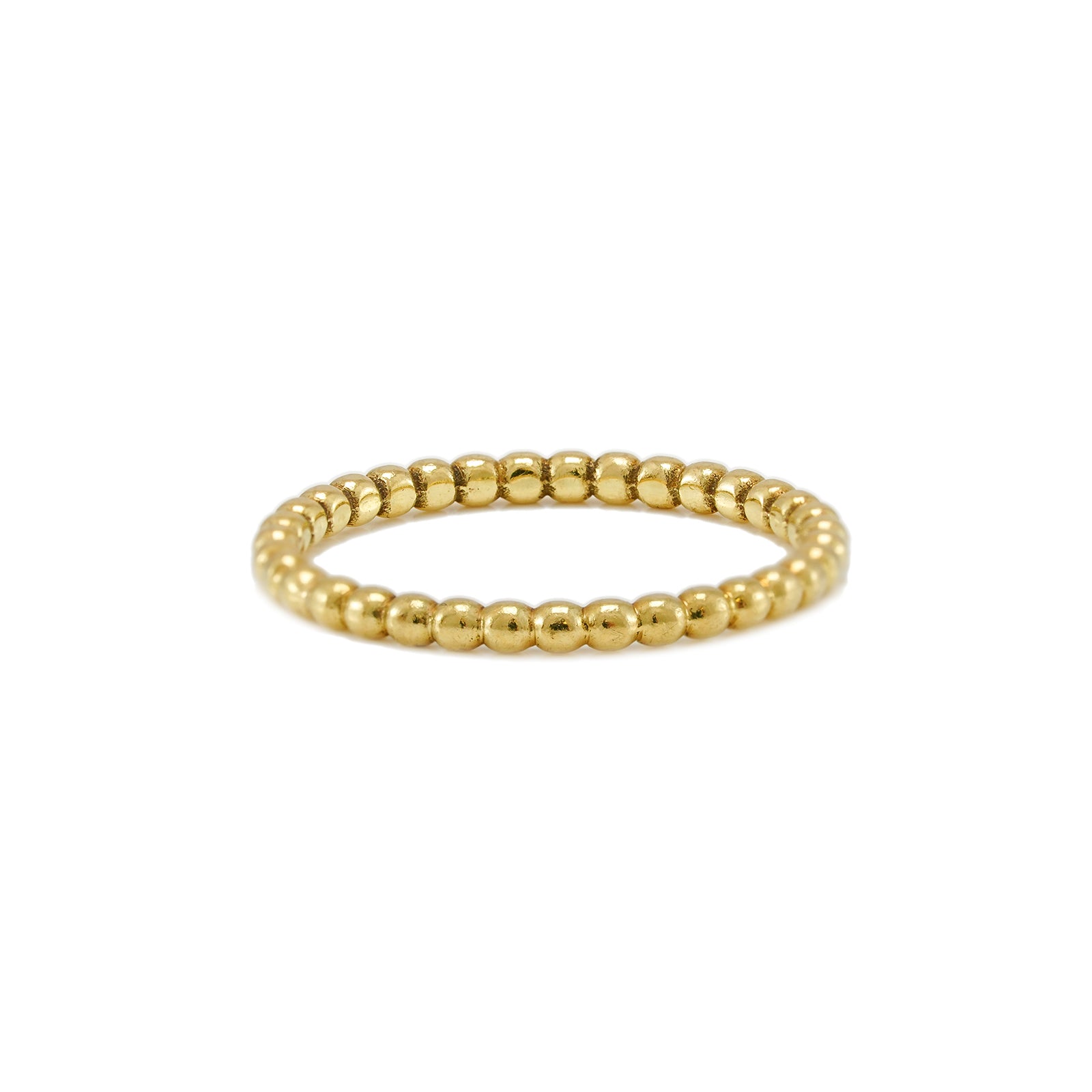 filigraner Kugel Kombinations Ring Gelbgold 14K 585 Gold