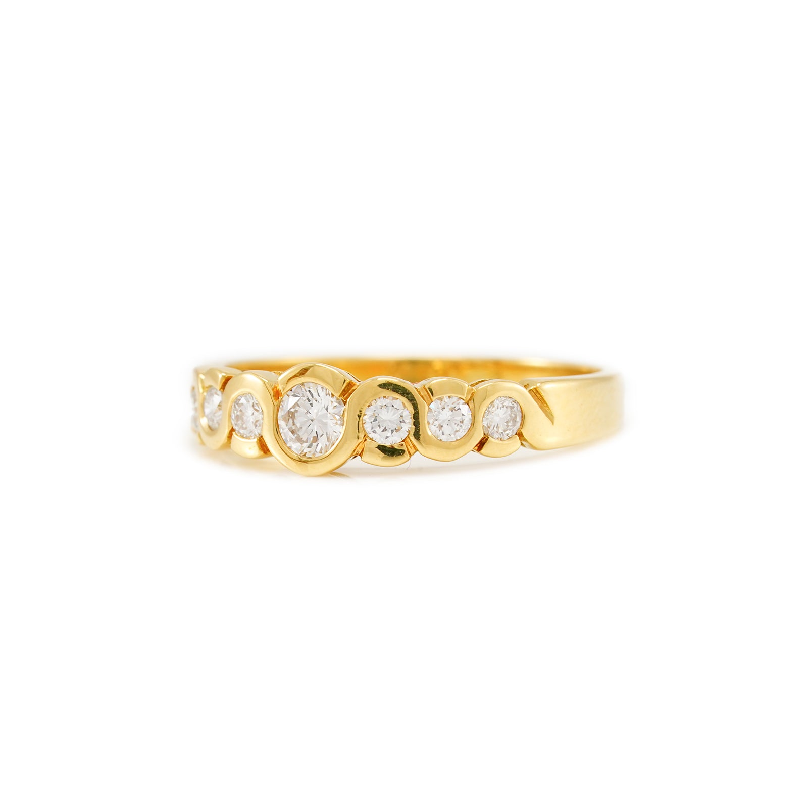 eleganter Diamant Verlobungsring Gelbgold 14K Damenschmuck Goldring diamanond ring
