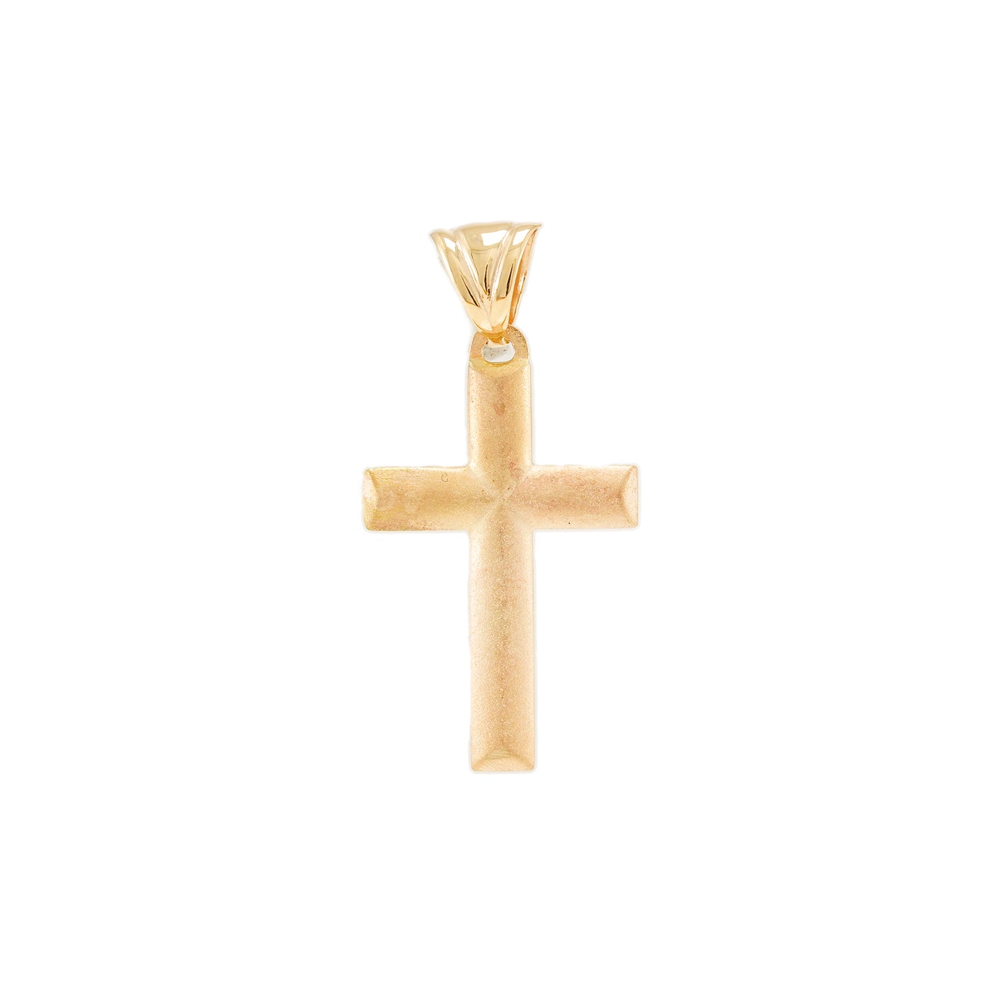 Anhänger Kreuz Gelbgold 14K Herrenschmuck Damenschmuck Kettenanhänger pendant