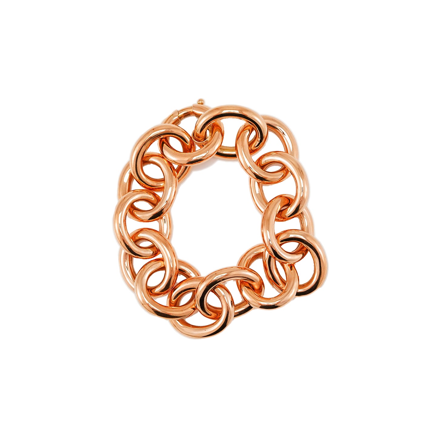 Armband prachtvoll Rosegold Rundanker 14K Damenschmuck Goldarmband 585 Rotgold