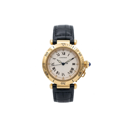 Cartier Pasha 18K Gelbgold Ref. 1035 Automatik