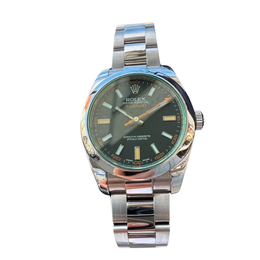 Rolex Milgauss 116400GV 2015 Full Set Green Glass