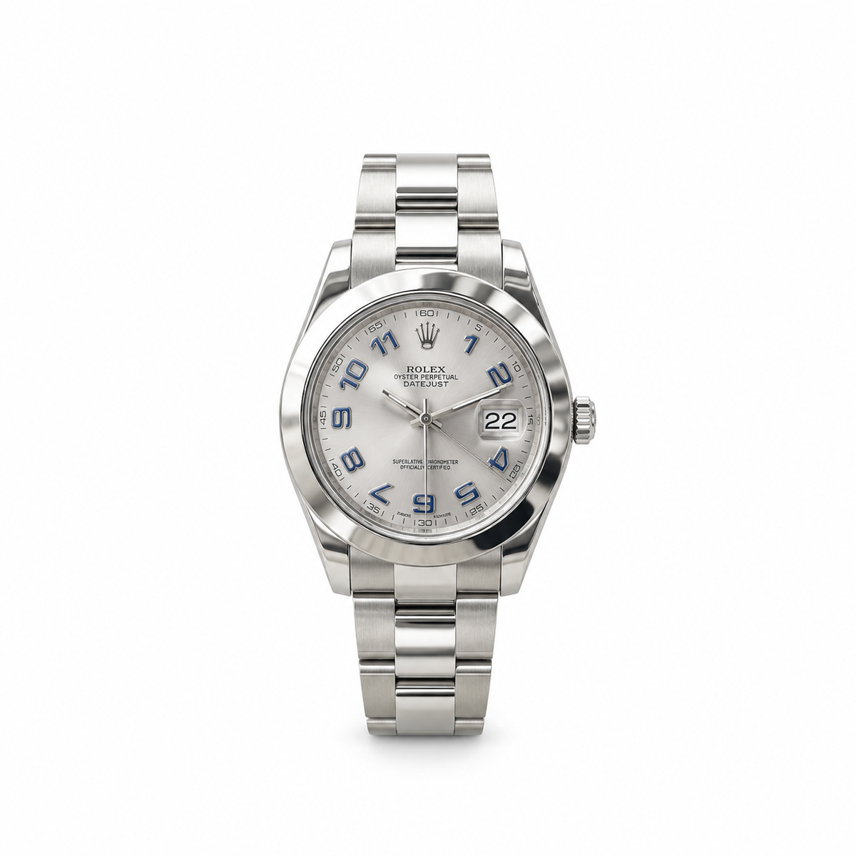 Rolex Datejust 41 Ref. 116300 – Full Set 2013, silbernes Zifferblatt, Oysterband