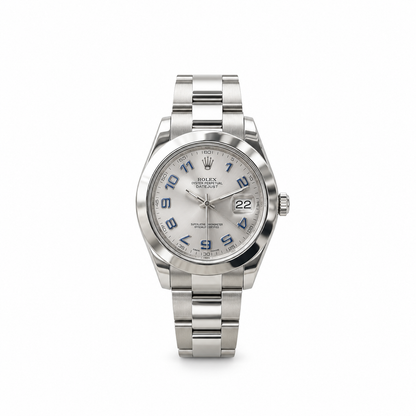 Rolex Datejust 41 Ref. 116300 – Full Set 2013, silbernes Zifferblatt, Oysterband